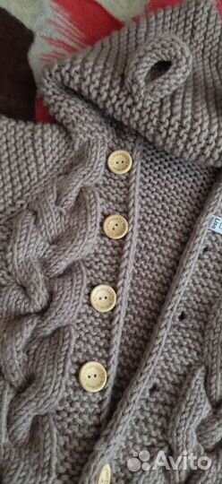 Вязаный комбинезон 80-86рр