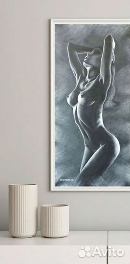 Картина ню Девушка эротик nu