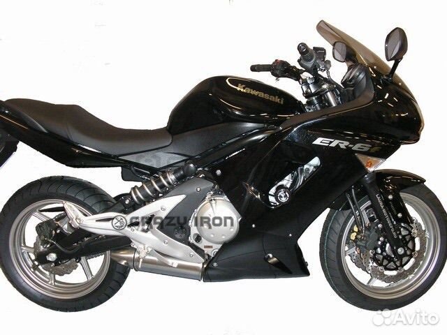 Слайдеры Crazy iron Kawasaki ER 6