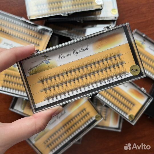 Ресницы пучки 2d (9mm, 10mm, 11mm, 14mm)