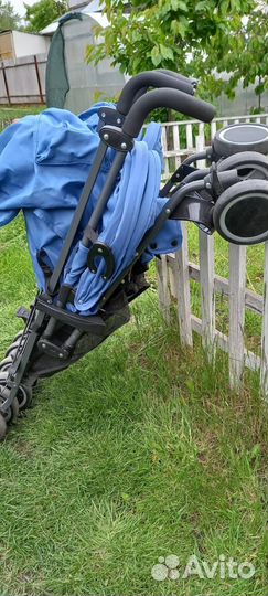Коляска трость для двойни
