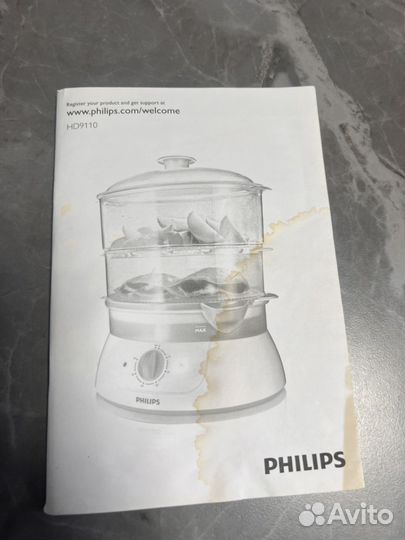 Пароварка philips HD 9110