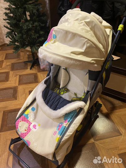 Санки коляска ника 7/2