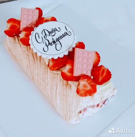 Меренговый рулет