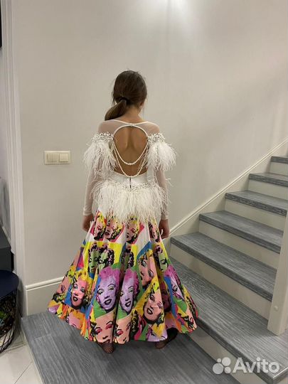 Платье для бальных танцев стандарт ю1