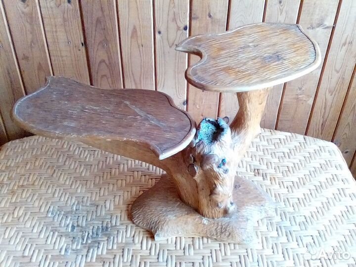 Деревянная полка резная СССР