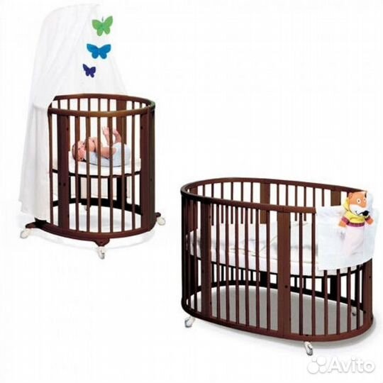Stokke Кроватка * бампер * простыни * белье