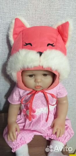 Шапка для девочки (Лисичка)
