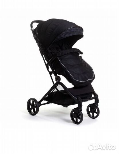 Коляска прогулочная Bair D299 черно-синяя