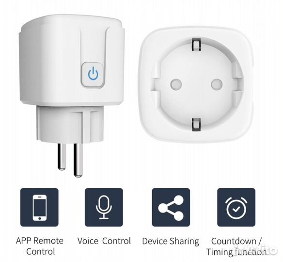 Умная розетка Tuya Wi-Fi и ZigBee (новые)