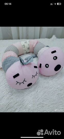 Бортики в детскую кроватку зверята