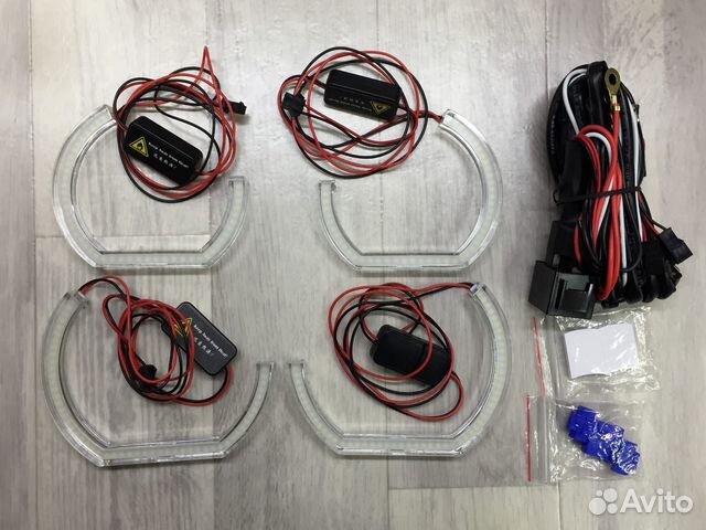 Ангельские глазки Crystal BMW E87, E60, E71 Белые