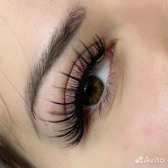 Наращивание ресниц риижт