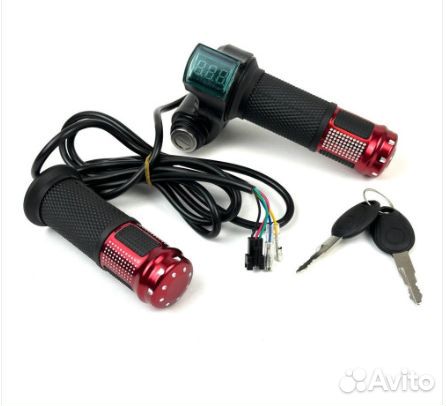 Ручка газа с вольтметром для Kugoo Max Speed