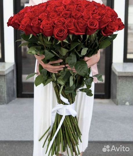 Высокие розы Букеты с доставкой