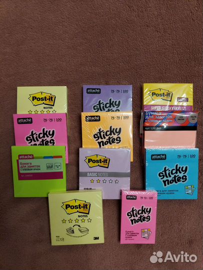 Стикеры цветные, цена за 11 шт