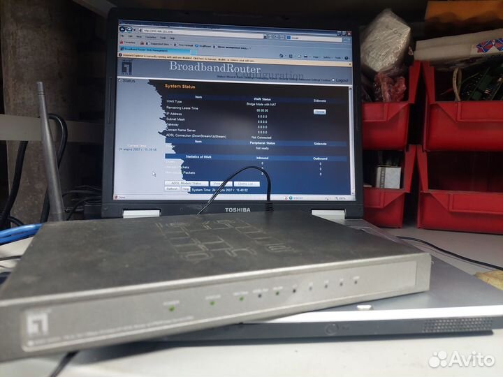 Wifi роутер adsl Level ONE WBR-3402A