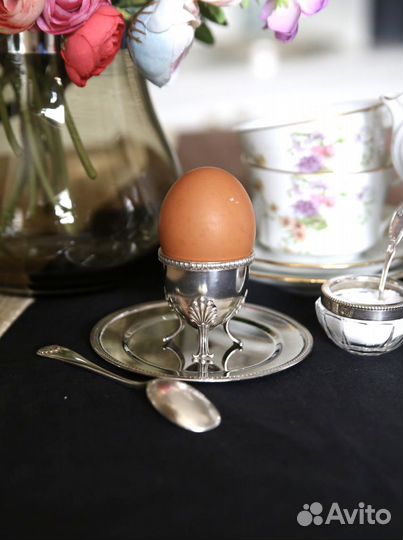 Подставка для яйца. Серебро. Антиквариат