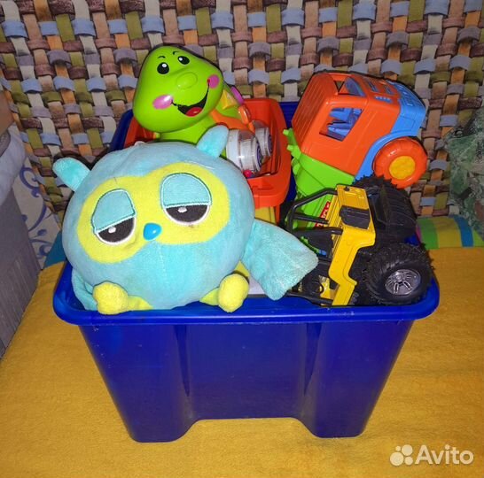 Корзина игрушек для мальчика