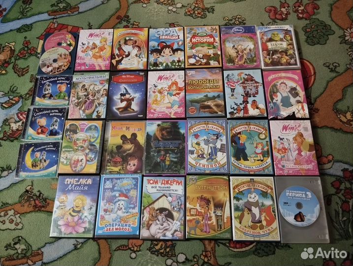Dvd диски мультфильмы
