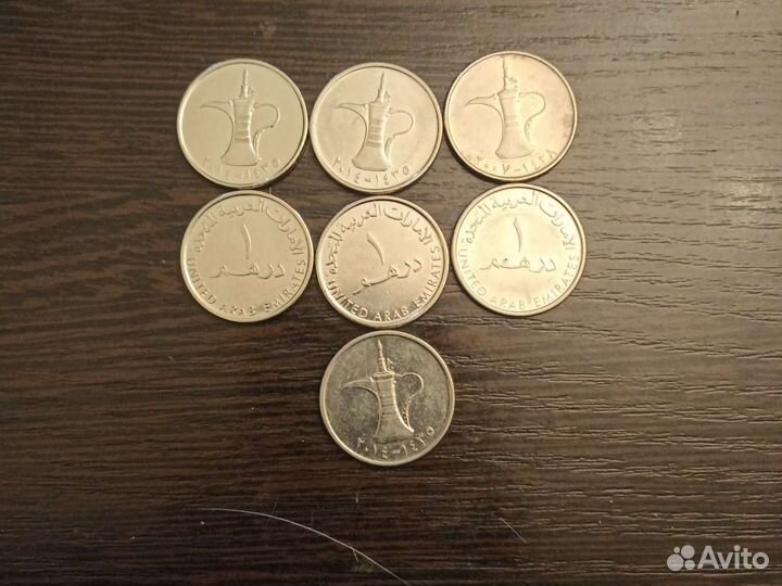 Коллекционные монеты мексики и ОАЭ