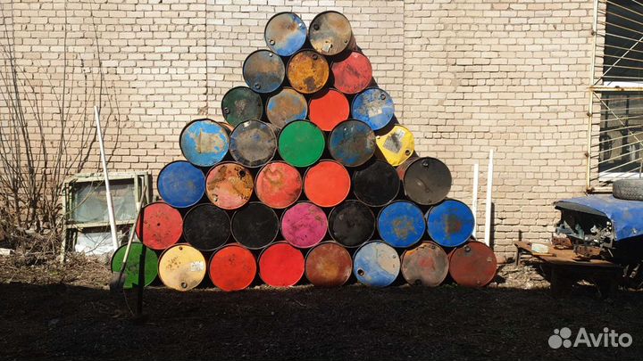 Бочка 200 литров металлическая