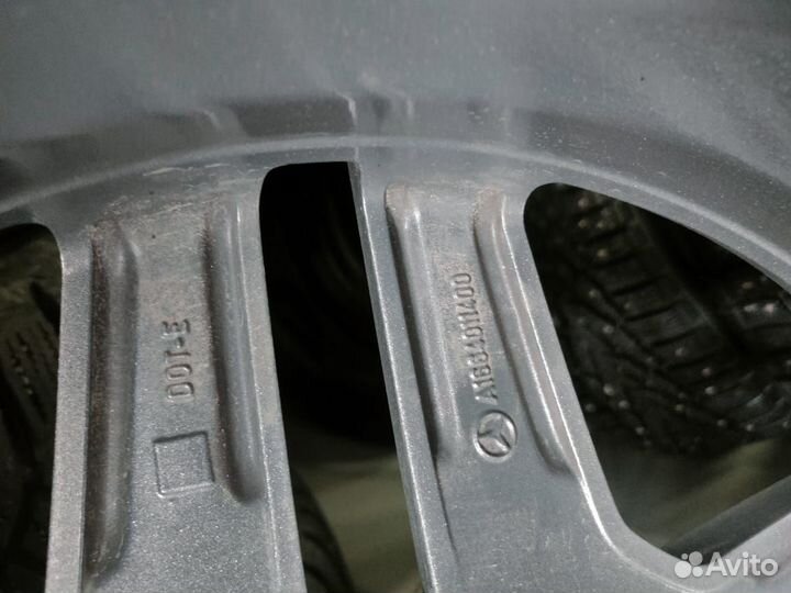 265/45/21 bridgestone Blizzak на дисках mercedes