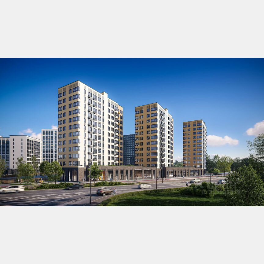 3-к. квартира, 60,1 м², 5/9 эт.