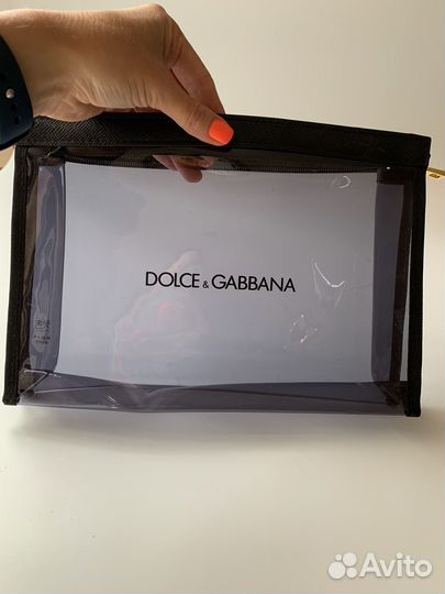 Dolce gabbana косметичка полупрозрачная