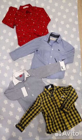 Рубашка на мальчика 98 и 104
