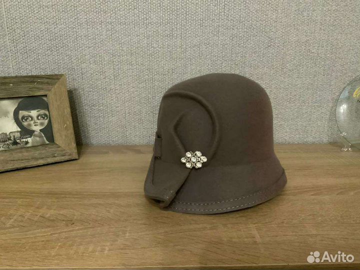 Шляпа фетровая женская