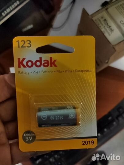 Батарейка kodak 123