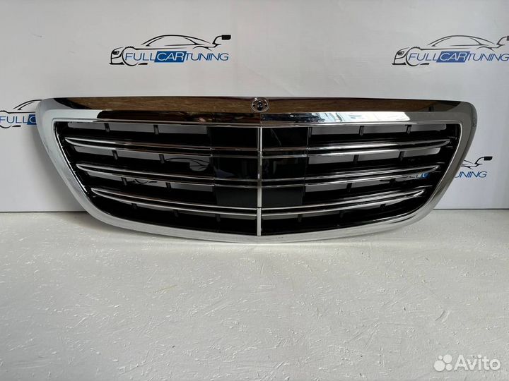 Решетка Mercedes S w222 2013-2020 хром 63 amg