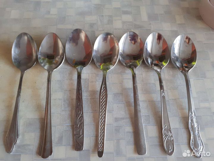 Стаканы,ложки столовые