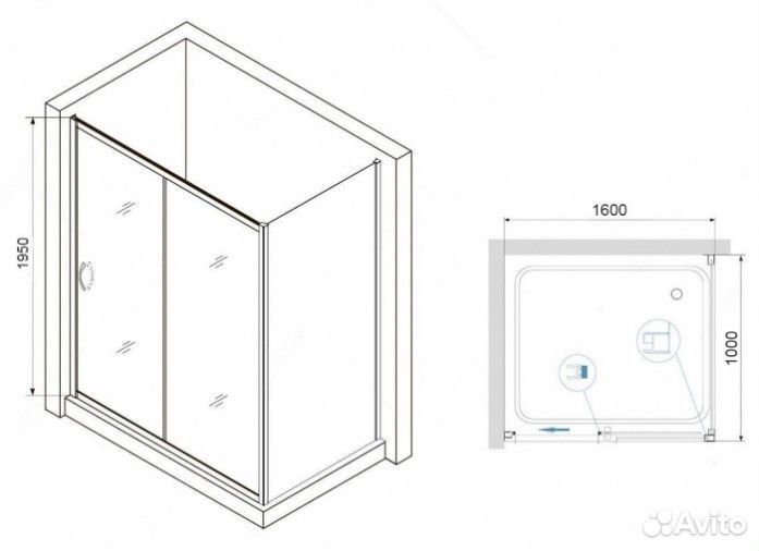 Душевой уголок RGW Passage PA-76B 160x120