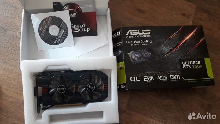 Видеокарта gtx 750ti 2gb