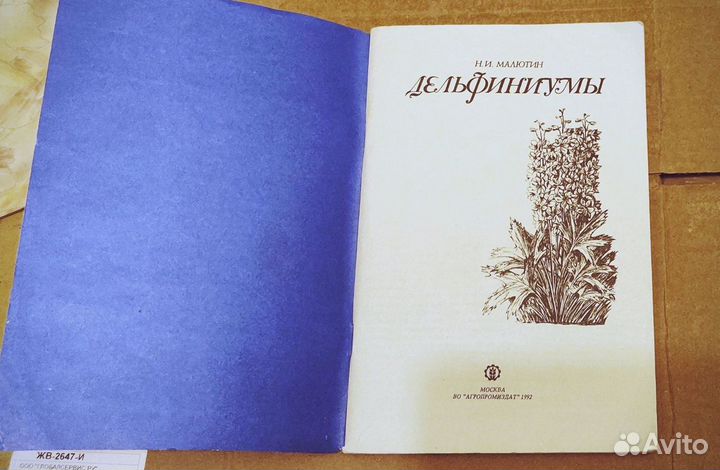 Книга Дельфиниумы, бесплатно