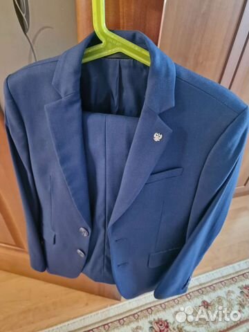 Школьный костюм для мальчика 146 синий