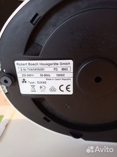 Кофеварка bosh TKA14.V