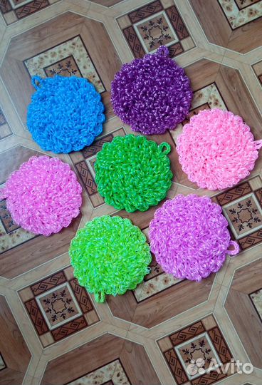 Мочалки ручной работы