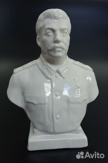 Бюст Сталин фарфор лфз
