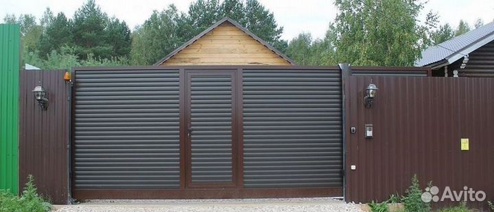 Откатные Сдвижные ворота с автоматикой