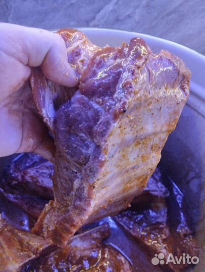 Рёбра свиные мясные
