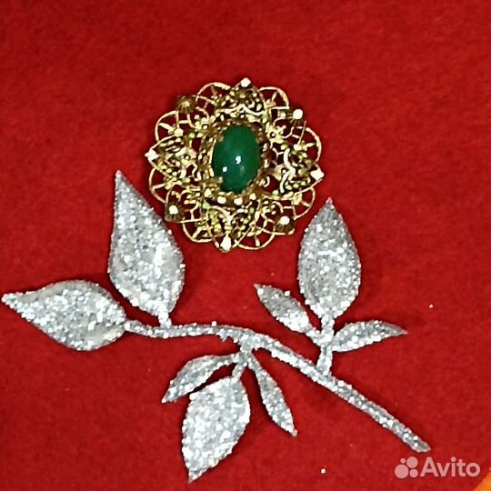 Антикварные броши. Чехословакия