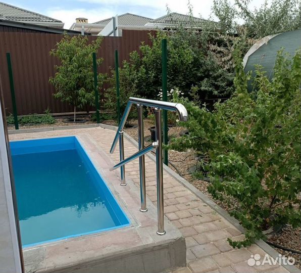 Перила на лестницу из нержавеющей стали