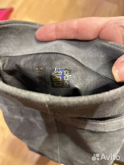 Сапоги женские Scholl натуральная кожа 37 размер