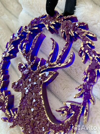 Ёлочные украшения из эпоксидной смолы