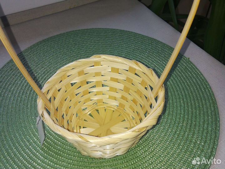 Корзина плетёная для декора