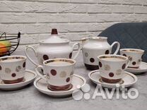 Кофейный фарфоровый сервиз СССР Городница