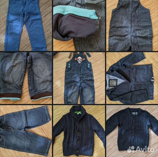 Теплые вещи мальчику 2-3 г